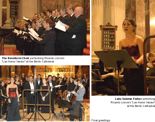 Berlin Cathedral. Performance of 